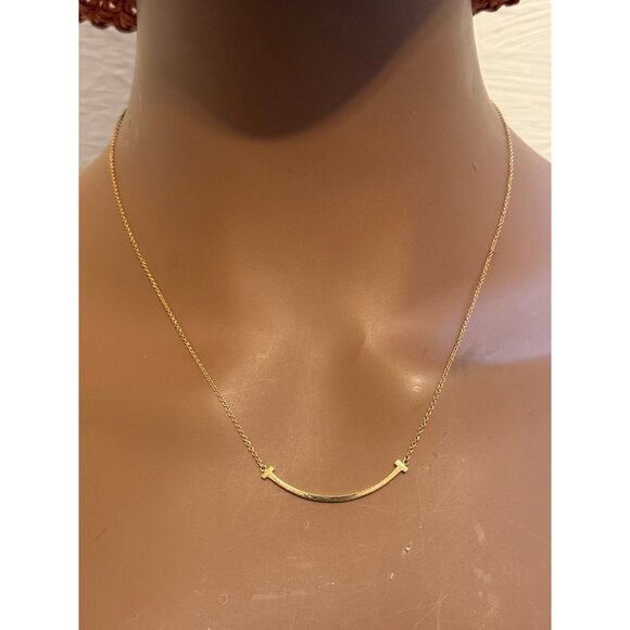 T&Co. 18k Rose Gold Smile Necklace - Picture 7 of 9